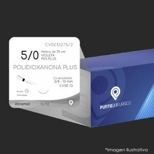 CVSE13275/2 | POLIDIOXANONA PLUS | CALIBRE  5/0 | PDS II PLUS | PDP126H | C/12 | Marca: Atramat