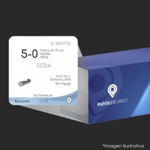 G-SS0735 | SEDA | CALIBRE  5-0 | 060.841.0188 | PERMAHAND | C/12
  | Marca: Atramat