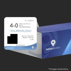 G-U6064 | POLIPROPILENO | CALIBRE  4-0 | 060.841.3845 | PROLENE | C/12
  | Marca: Atramat