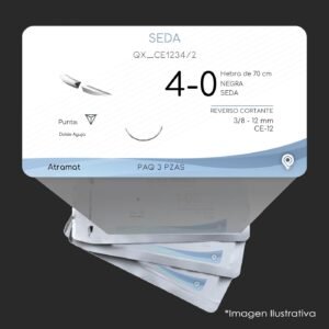 QX_CE1234/2 | SEDA | CALIBRE  4-0 | PERMAHAND | 3 Sobres | Marca: Atramat