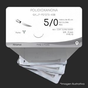 QX_P-PE1375-45B | POLIDIOXANONA | CALIBRE  0 | PDS II | 3 Sobres | Marca: Atramat