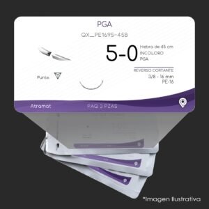 QX_PE1695-45B | PGA | CALIBRE  5-0 | 3 Sobres | Marca: Atramat