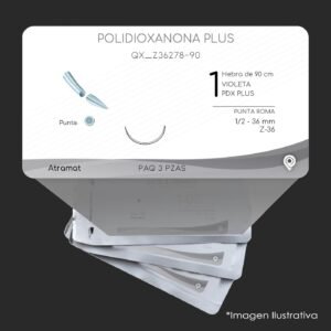 QX_Z36278-90 | POLIDIOXANONA PLUS | CALIBRE  1 | PDS II PLUS | 3 Sobres | Marca: Atramat