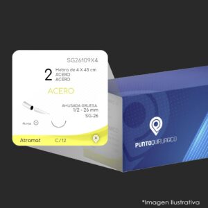 SG26109X4 | ACERO | CALIBRE  2 | ACIFLEX | D8720 | C/12 | Marca: Atramat