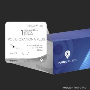 SG36278-90 | POLIDIOXANONA PLUS | CALIBRE  1 | PDS II PLUS | PDP347H | C/12 | Marca: Atramat