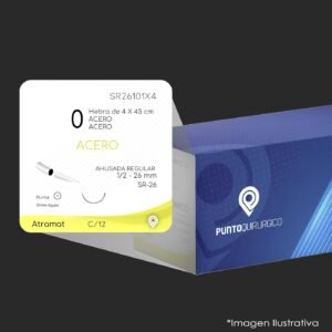 SR26101X4 | ACERO | CALIBRE  0 | ACIFLEX | M626G | C/12 | Marca: Atramat