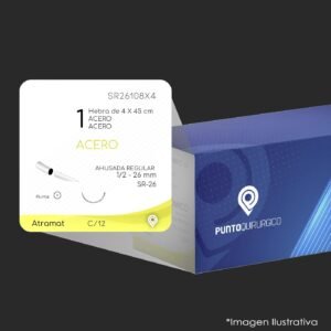 SR26108X4 | ACERO | CALIBRE  1 | ACIFLEX | M625G | C/12 | Marca: Atramat